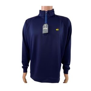 Masters Tech 1/4 zip pullover, navy blue